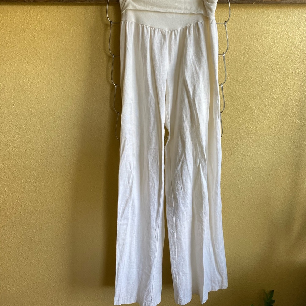 White Linen Pants